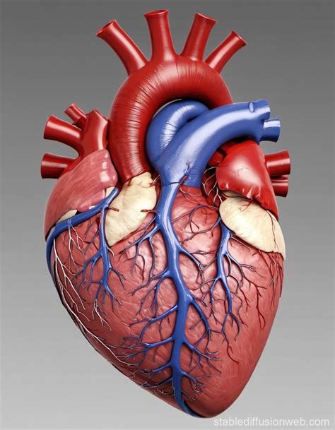 Anatomy of a Real Heart | Stable Diffusion Online