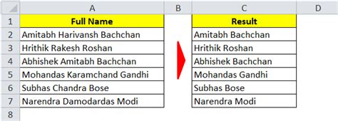 How To Remove Middle Name From Full Name In Excel Excel Unlocked