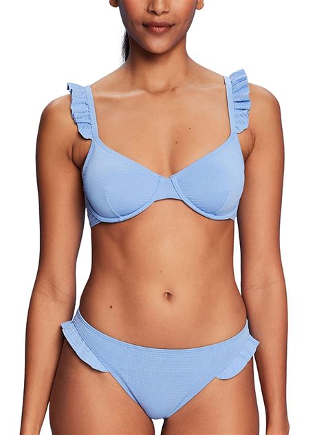 Esprit Bikini Oberteil In Hellblau G Nstig Kaufen Limango