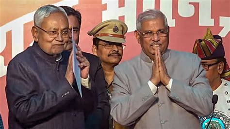 With Bjp As Ally Nitish Kumar Gets His New Team Heres The Full List