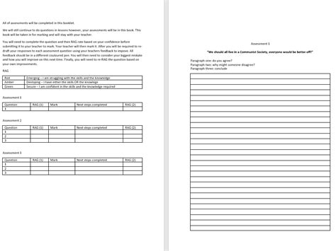 Gcse Sociology Aqa Assessment Booklet Intro To Sociology Teaching Resources