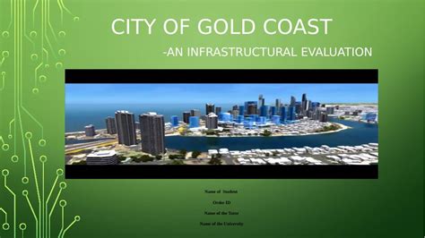 City Of Gold Coast An INFRASTRUCTURAL EVALUATION