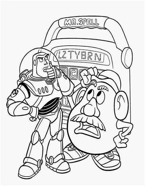 Maestra De Infantil Toy Story Y Buzz Lightyear Dibujos Para Colorear