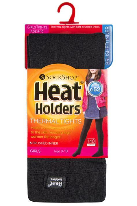 Girls Heat Holders 0 52 Tog Thermal Tights Sockshop