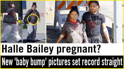 Halle Bailey Pregnant New Baby Bump Pictures Set Record Straight