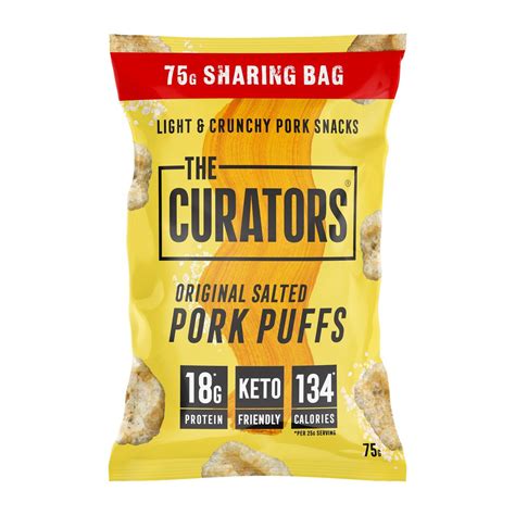 The Curators Original Salted Light Crunchy Pork Puffs G