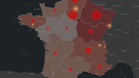 Carte Coronavirus Quelles Sont Les R Gions Touch Es En France Lci