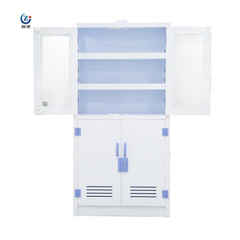 Strong Acid Alkali PP Laboratory Chemical Reagent Storage Cabinet