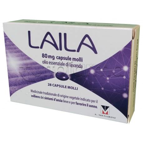 Laila Farmaco Naturale Alla Lavanda Per Ansia E Insonnia 28 Capsule