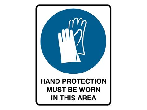 Hand Protection Must Be Worn In This Area Sign Vector PNG Vector In SVG