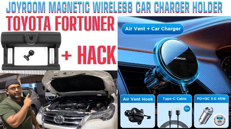 Toyota Fortuner Best Hack Joyroom Wireless Car Charging Mount Toyota