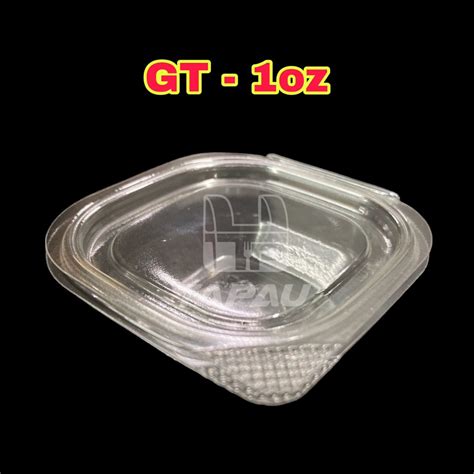 Tapau Gc Gt Oz Oz Plastic Container With Lid Sauce Container