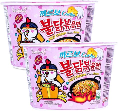 Samyang Hot Chicken Flavour Buldak Ramen Korean Noodles Carbonara Big