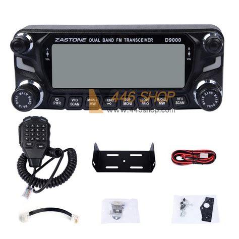 ZASTONE Zastone D9000 Mobile Radio Walkie Talkie Dual Band UHF VHF Car ...