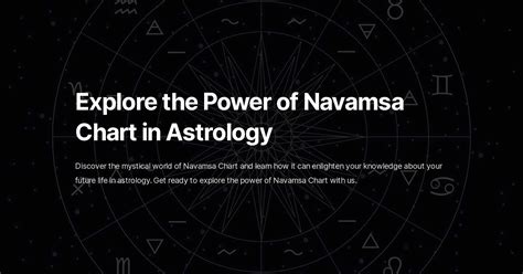 Explore The Power Of Navamsa Chart In Astrology