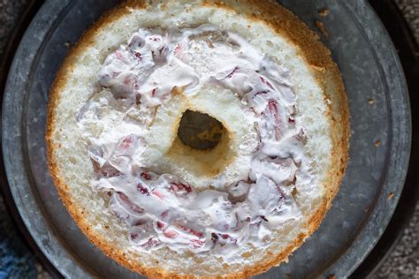 Strawberry Filled Angel Food Cake Recipe T This Grandma Is Fun