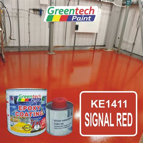 L Epoxy Paint Greentech Paint Cat Lantai Ml Colour Ml