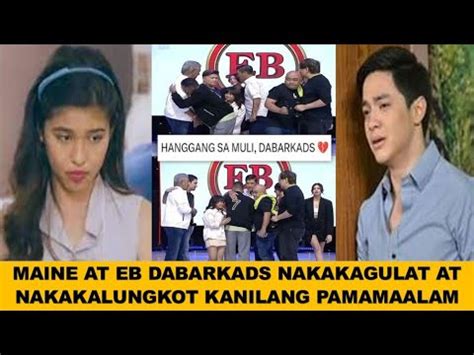 Panoorin Emosyonal Na Pamamaalam Ni Maine At Ng Buong Dabarkads Sa