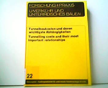 Tunnelbaukosten Und Deren Wichtigste Abh Ngigkeiten Aus Der Reihe