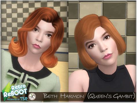 The Sims Resource SIM Beth Harmon Queen S Gambit Inspiration