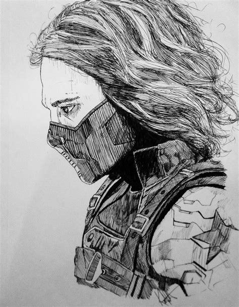 The Winter Soldierbucky Barnes By Allendrea130 On Pinterest Marvel