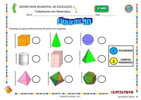 Atividades Poliedros E Corpos Redondos