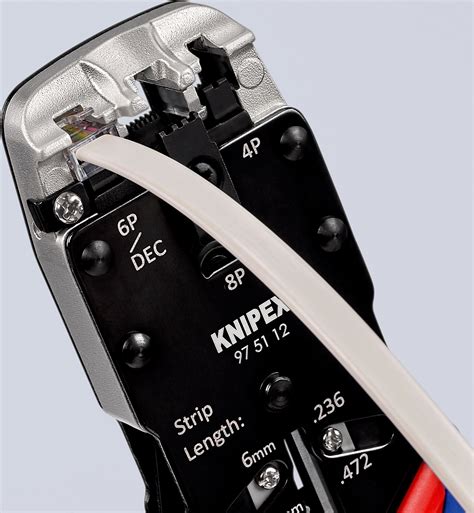 KNIPEX KNIPEX 97 51 12 SB Crimpzange für Westernstecker mit ...