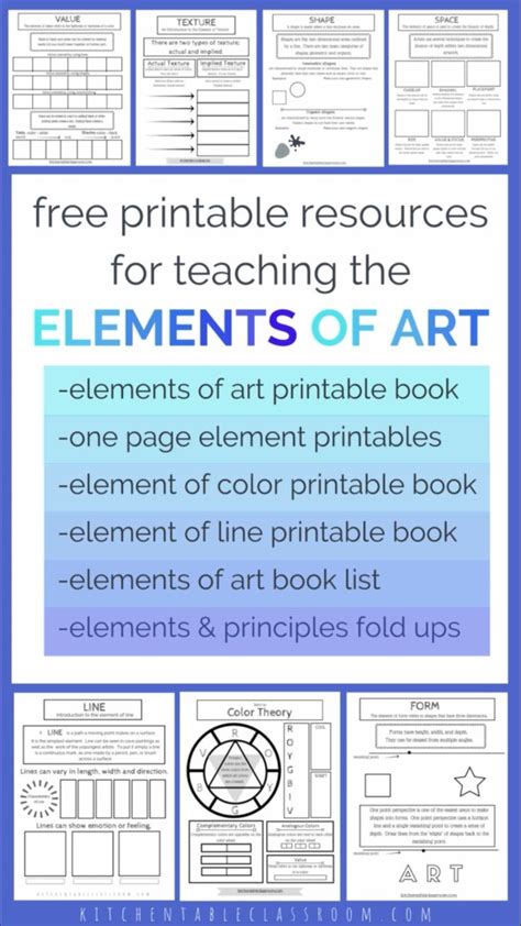 Free Printable Elements Of Art Worksheets