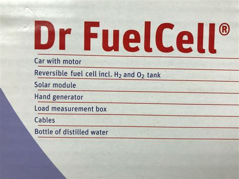 Hydrogen Fuel Cell Car Kit By Heliocentris Complete in Box, Excellent Condition | #3906514646