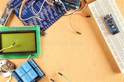 Radio electronic elements stock image. Image of circuit - 132646903