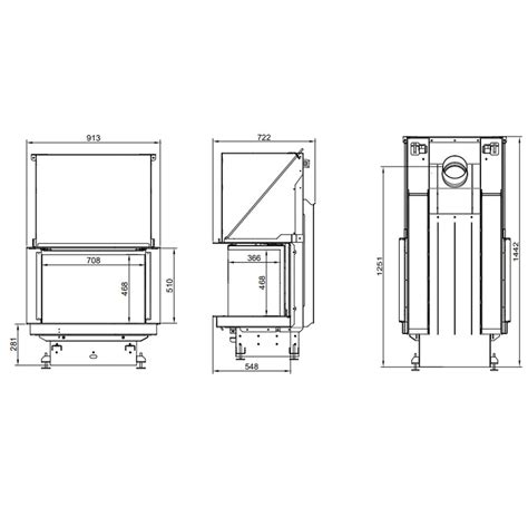 Focar Semineu Pe Lemne Brichete Model A Caminetti Crystal Premium