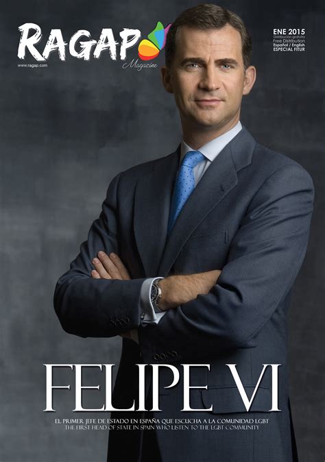 Caras Felipe Vi De Espanha Em Capa De Revista Gay