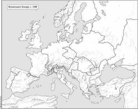 Blank Map Of Europe 1500 | Zip Code Map