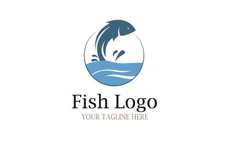 Fish Logo For All Company And Restaurants TemplateMonster