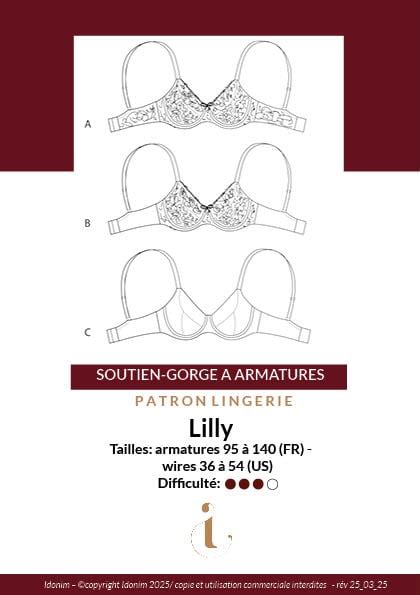 Patron De Maillot De Bain Pi Ce Mila Idonim Lingerie