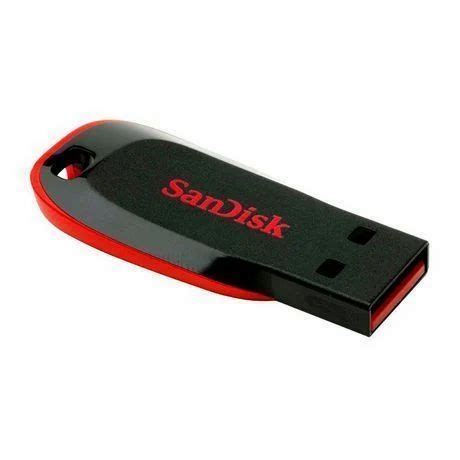 Red Black Plastic SanDisk Pen Drive Memory Size 16 GB At Rs 380