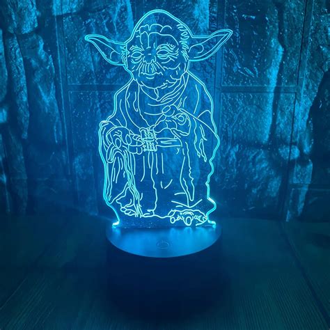 Lampka Nocna 3D Led Pilot Mistrz Yoda Star Wars Plexido Sklep EMPIK