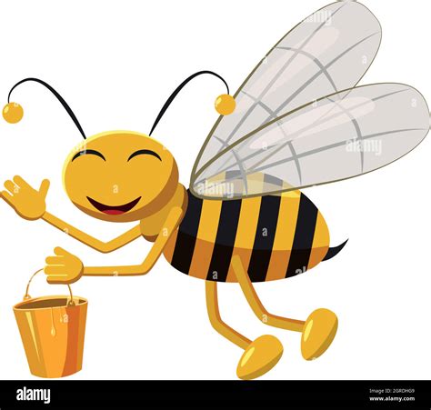 Cartoon Honey Bee Cut Out Stock Images And Pictures Alamy