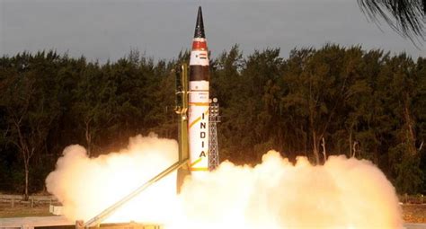 India Successfully Test Fires Nuclear Capable Agni Missile Off Odisha