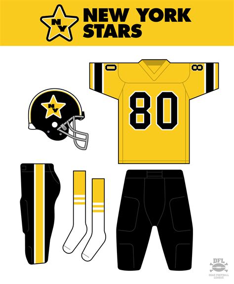 New York Stars Wfl 1974 · Team Kit · Dead Football League