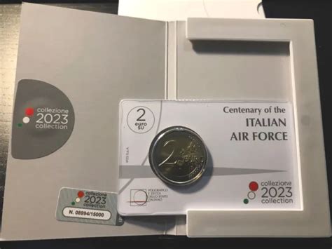 Euro Italia Cento Anni Aeronautica Militare Coincard Fdc Eur