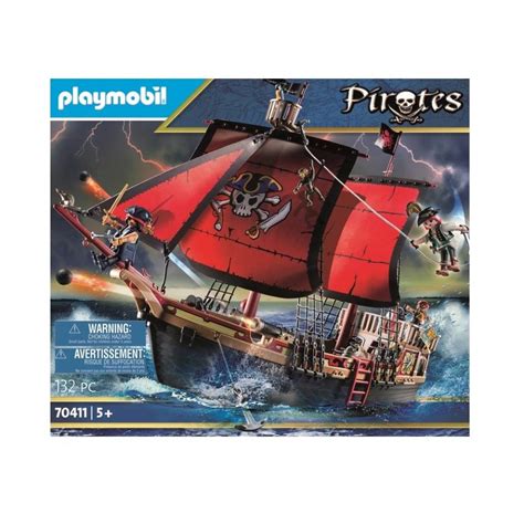 Set De Juego Playmobil Barco Pirata Calavera Piezas Walmart