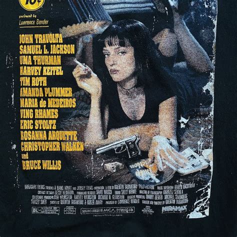 Vintage Vintage 90s Pulp Fiction Amazing Rare Movie T Shirt Grailed