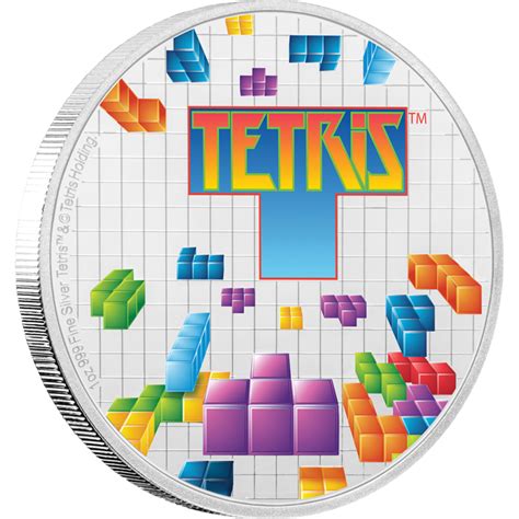 Tetris 2019 Niue Onza Plata Monedas Lamasbolano