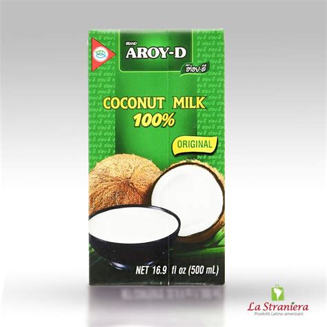 Latte Di Cocco Leche De Coco Coconut Milk Aroy D 500ML La Straniera