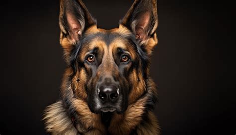 Premium Photo | German Shepherds are renowned for their intelligence ...