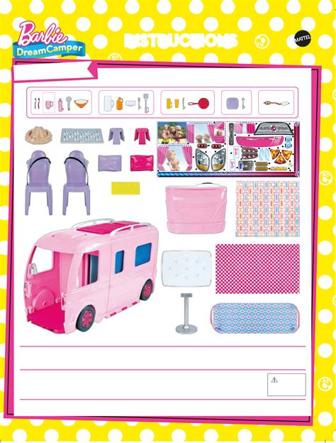 Manual De Uso Mattel FBR34 Barbie Dream Camper