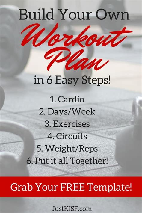 How To Build Your Own Workout Plan In 6 Steps How To Plan Workout Fun Workouts