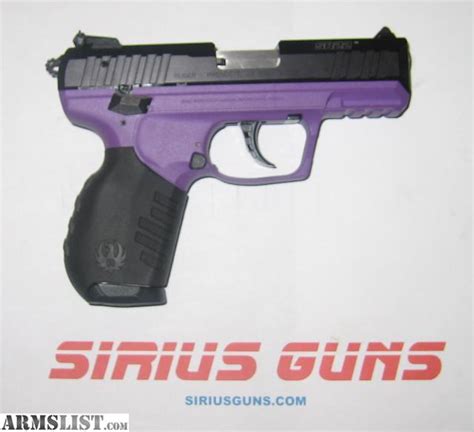 Armslist For Sale Rare Ruger Sr22 Purple And Black 22lr 101 Two Mags