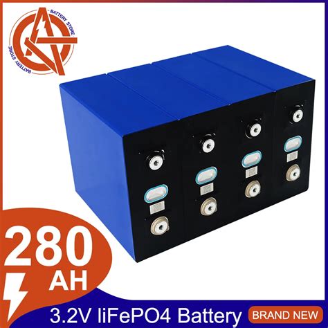 32v 280ah Lifepo4 배터리 148pcs 등급 A 충전식 리튬 철 인산염 셀 Diy 12v 24v 48v Rv